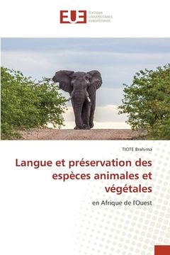 portada Langue et préservation des espèces animales et végétales