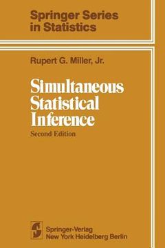 portada Simultaneous Statistical Inference (Springer Series in Statistics) (en Inglés)