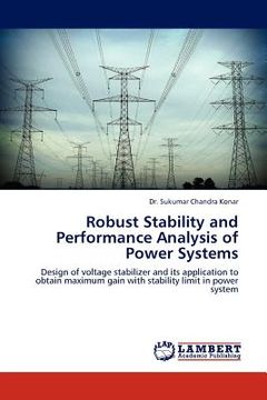 portada robust stability and performance analysis of power systems (in English)