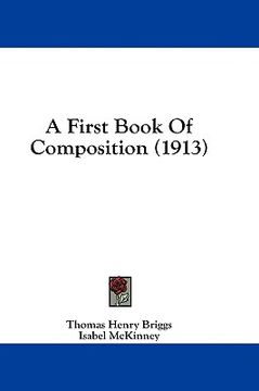 portada a first book of composition (1913) (en Inglés)