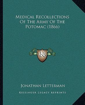 portada medical recollections of the army of the potomac (1866) (en Inglés)