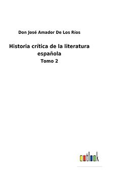 portada Historia Critica de la Literatura Espanola (in Spanish)