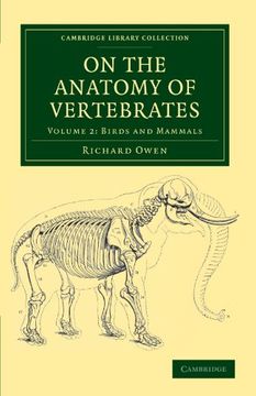 portada On the Anatomy of Vertebrates 3 Volume Set: On the Anatomy of Vertebrates: Volume 2, Birds and Mammals Paperback (Cambridge Library Collection - Zoology) (in English)