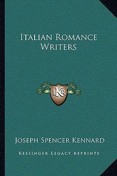 portada italian romance writers (en Inglés)