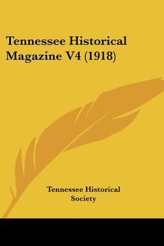 portada tennessee historical magazine v4 (1918) (en Inglés)
