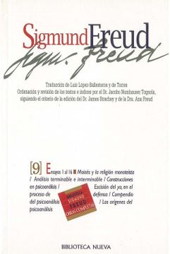portada Sigmund Freud 9 (Edición Económica). Tomo 9 (1934-1939). Ensayos 185 al 204 (in Spanish)
