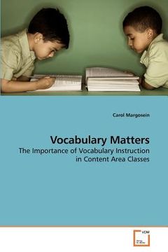 portada vocabulary matters (en Inglés)
