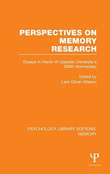 portada Perspectives on Memory Research (Ple: Memory): Essays in Honor of Uppsala University's 500Th Anniversary (Psychology Library Editions: Memory) (en Inglés)