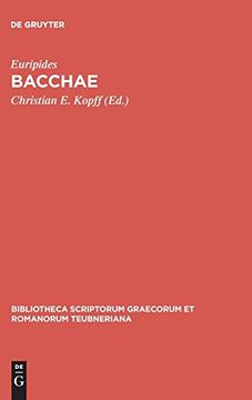 portada Bacchae (Bibliotheca Scriptorum Graecorum et Romanorum Teubneriana) (en Griego Antiguo)