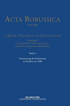 portada Finanzierung des Kulturstaats in Preussen Seit 1800 (en Alemán)