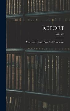 portada Report; 1959-1960 (en Inglés)