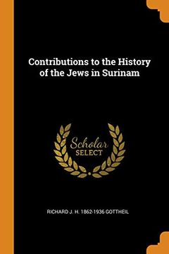 portada Contributions to the History of the Jews in Surinam 