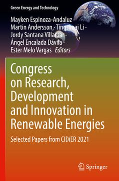 portada Congress on Research, Development and Innovation in Renewable Energies: Selected Papers from Cidier 2021 (en Inglés)