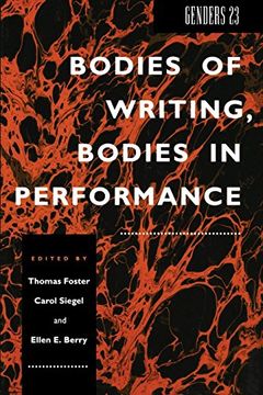 portada Genders 23: Bodies of Writing, Bodies in Performance (in English)