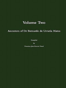 portada ancestors of dr bernardo de urrutia matos (en Inglés)