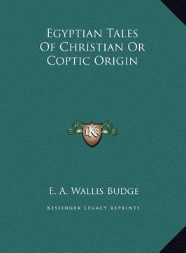 portada egyptian tales of christian or coptic origin (en Inglés)