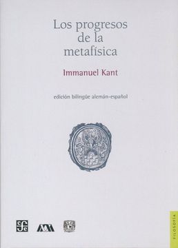 portada Los Progresos de la Metafisica (in Spanish)