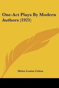 portada one-act plays by modern authors (1921) (in English)