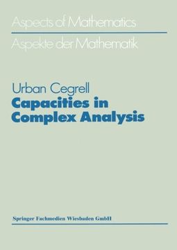 portada Capacities in Complex Analysis (Aspects of Mathematics) (German Edition)