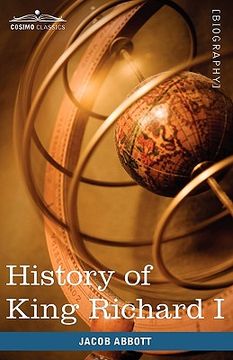 portada history of king richard i of england: makers of history (en Inglés)