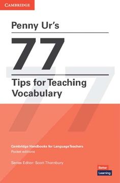 portada Penny Ur's 77 Tips for Teaching Vocabulary (en Inglés)