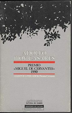 portada adolfo bioy casares: premio miguel de cervantes 1990 (in Spanish)
