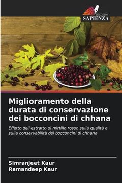 portada Miglioramento della durata di conservazione dei bocconcini di chhana (in Italian)