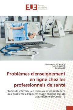 portada Problèmes d'enseignement en ligne chez les professionnels de santé