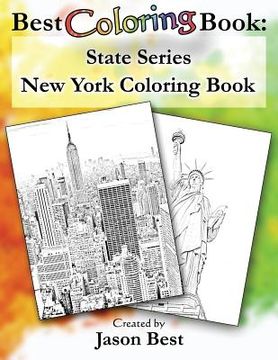 portada Best Coloring Book: State Series - New York Coloring Book (in English)