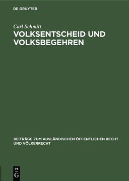 portada Volksentscheid und Volksbegehren (in German)