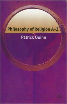 portada philosophy of religion a-z (en Inglés)