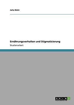 portada Ernährungsverhalten und Stigmatisierung (German Edition)