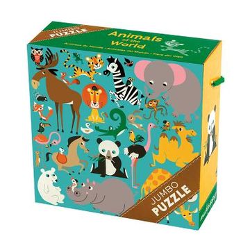 portada animals of the world jumbo puzzle (in English)