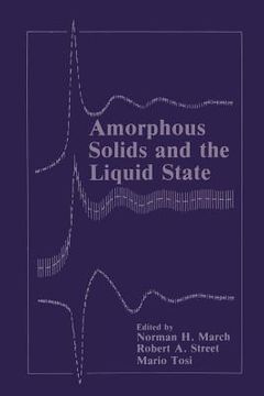 portada Amorphous Solids and the Liquid State (en Inglés)