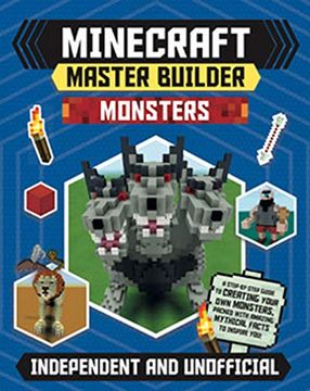 portada Minecraft Master Builder: Monsters (en Inglés)