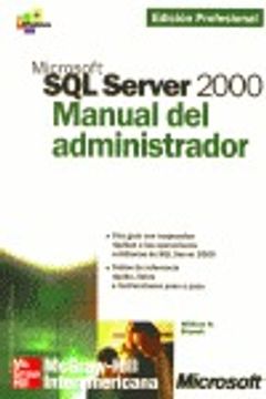 portada Microsoft Sql Server 2000 Manual Administrador