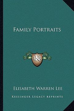portada family portraits (en Inglés)