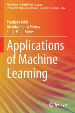 portada Applications of Machine Learning (en Inglés)