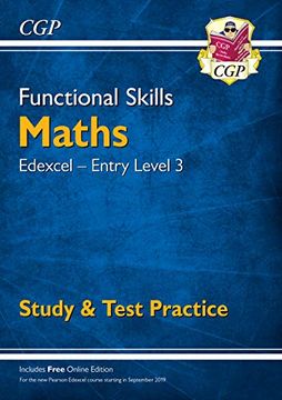 portada New Functional Skills Edexcel Maths Entry Level 3 - Study & Test Practice (Cgp Functional Skills) 