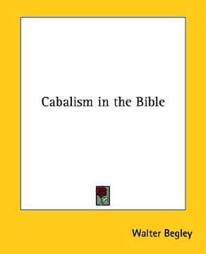 portada cabalism in the bible (en Inglés)