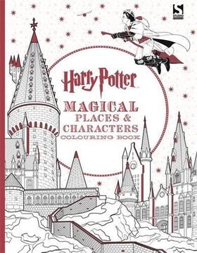 portada Harry Potter Magical Places and Characters Colouring Book 3 (en Inglés)