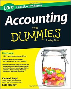 portada 1,001 Accounting Practice Problems for Dummies (en Inglés)