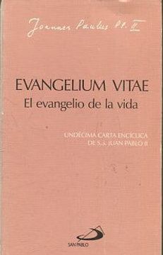 portada EVANGELIUM VITAE. EL EVANGELIO DE LA VIDA 2º EDICION.