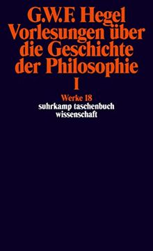 portada Vorlesungen Über die Geschichte der Philosophie i (en Alemán)