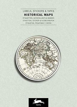 portada Historical Maps: Label & Sticker Book 