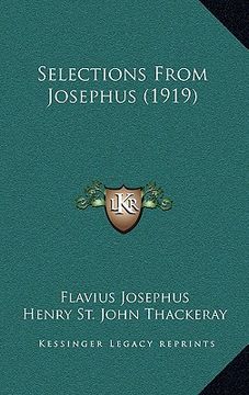 portada selections from josephus (1919) (en Inglés)