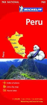 portada Peru - Michelin National map 763 (Michelin National Maps) 