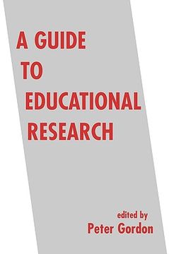 portada a guide to educational research (en Inglés)