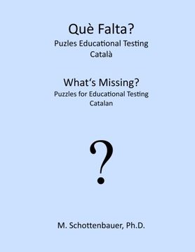 portada What's Missing?  Puzzles for Educational Testing: Catalan (Catalan Edition)