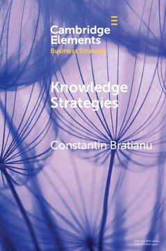 portada Knowledge Strategies (Elements in Business Strategy) (en Inglés)